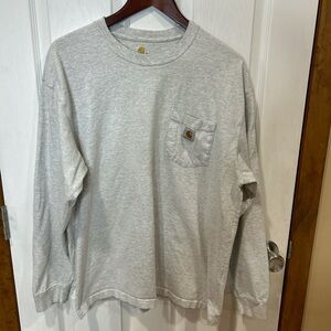 Carhartt Heather Gray Pocket Tee